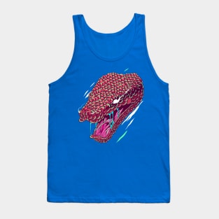 snake head illustration Tank Top